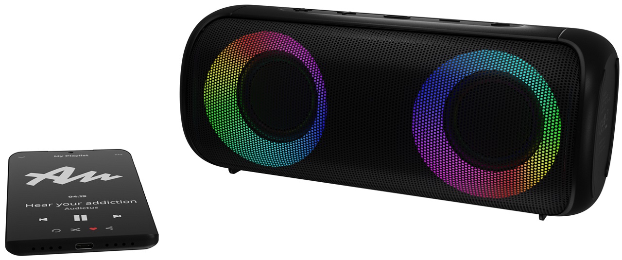 Audictus Aurora PRO - głośnik z podświetleniem RGB