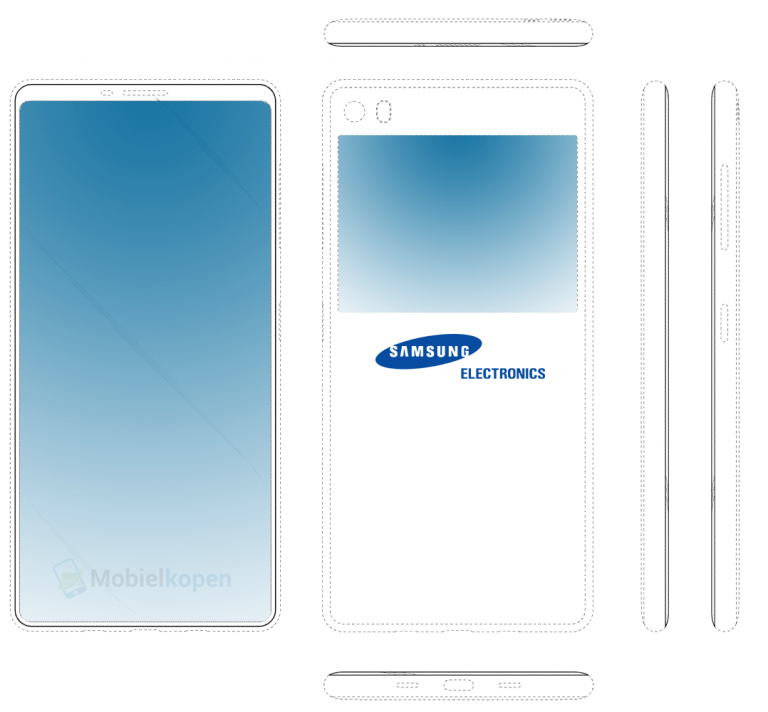 Smartfony Samsunga z dwoma wyświetlaczami?