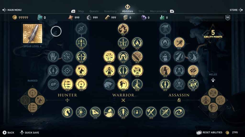 Assassin`s Creed Odyssey - wyciekła mapa gry oraz lista umiejętności