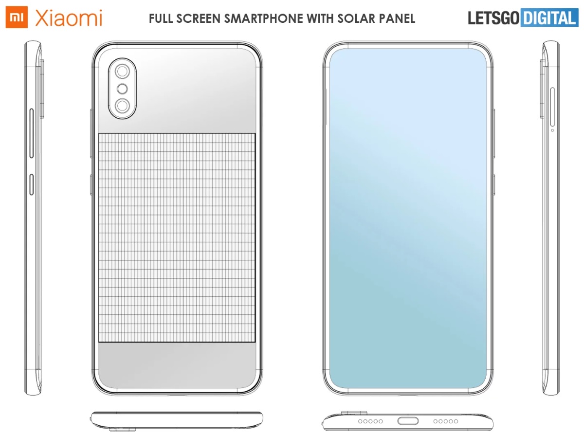 Xiaomi opatentowało smartfon, którego baterię naładujemy energią słoneczną