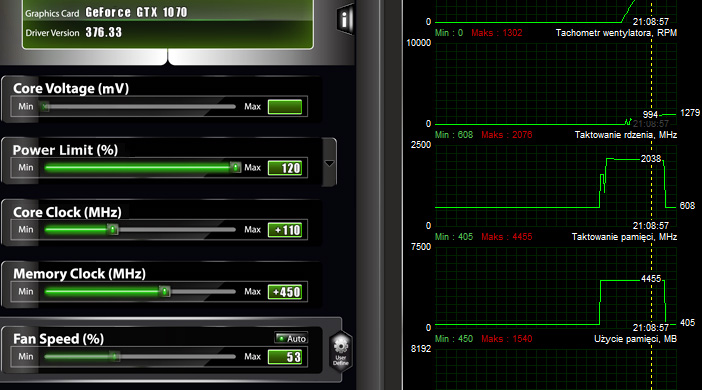 Test karty graficznej Zotac GTX 1070 AMP