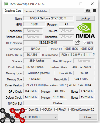 Test Nvidia GeForce GTX 1080 Ti