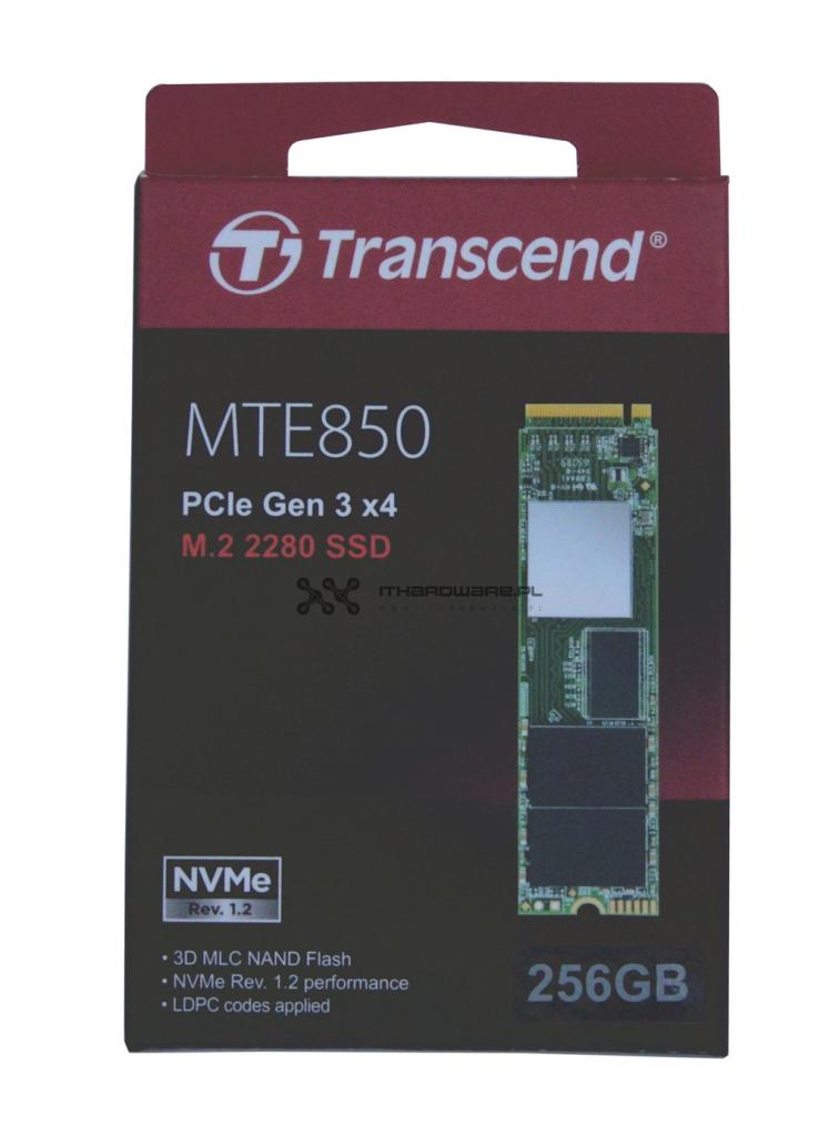 Transcend MTE850 256 GB - pierwszy test w ojczyźnie
