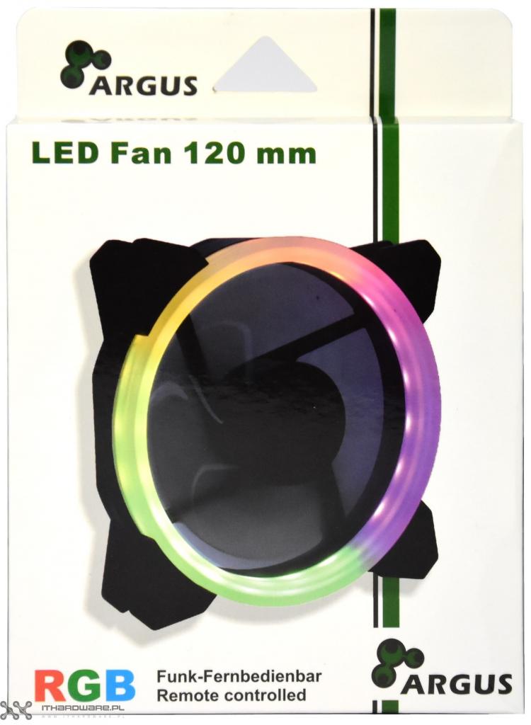 Test wentylatorów LED RGB
