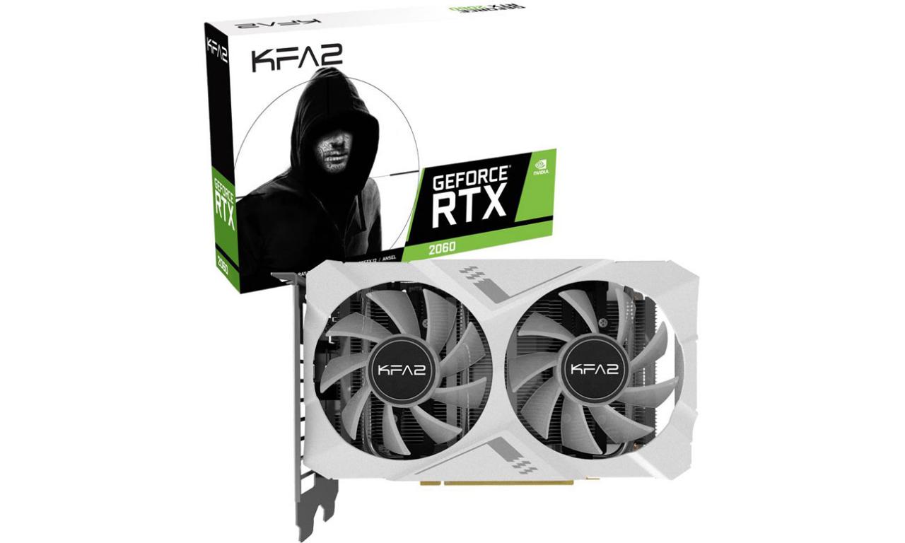 KFA2 RTX 2060 WHITE MINI 1-CLICK OC 6GB GDDR6​​​​​​​