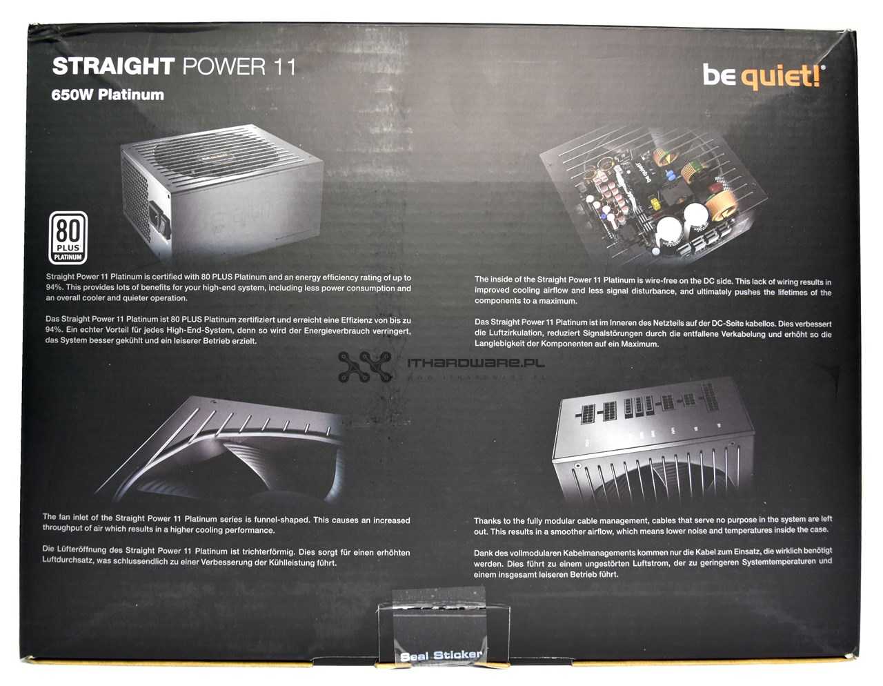 Test zasilacza be quiet! Straight Power 11 650 W Platinum
