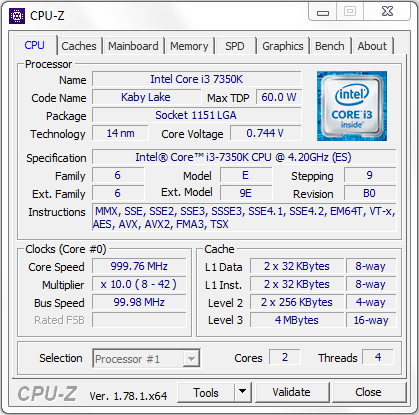 Test procesora Intel Core i3-7350K - prawie 5 GHz na liczniku!