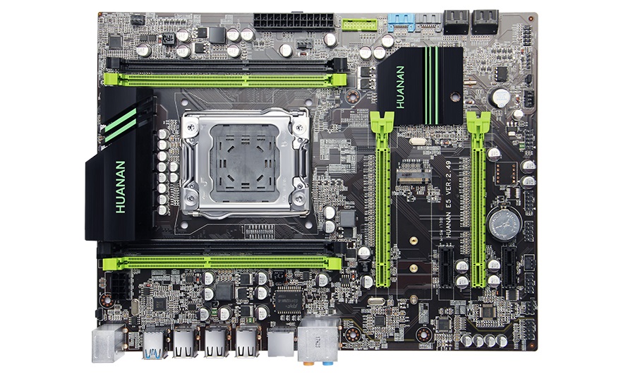 Test procesora Intel Xeon E5-1650 v2 - budowa płyty głównej HUANAN X79