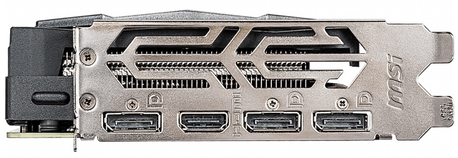 Test karty graficznej MSI GeForce GTX 1660 Ti GAMING X 6G - złącza wideo