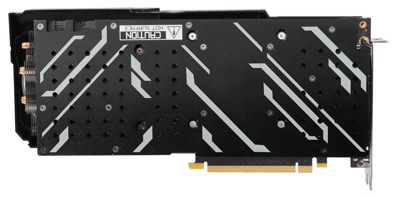KFA2 GeForce RTX 2070 SUPER EX Gamer Black Edition - tył, backplate