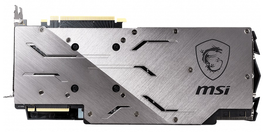 MSI GeForce RTX 2080 SUPER GAMING X TRIO - backplate