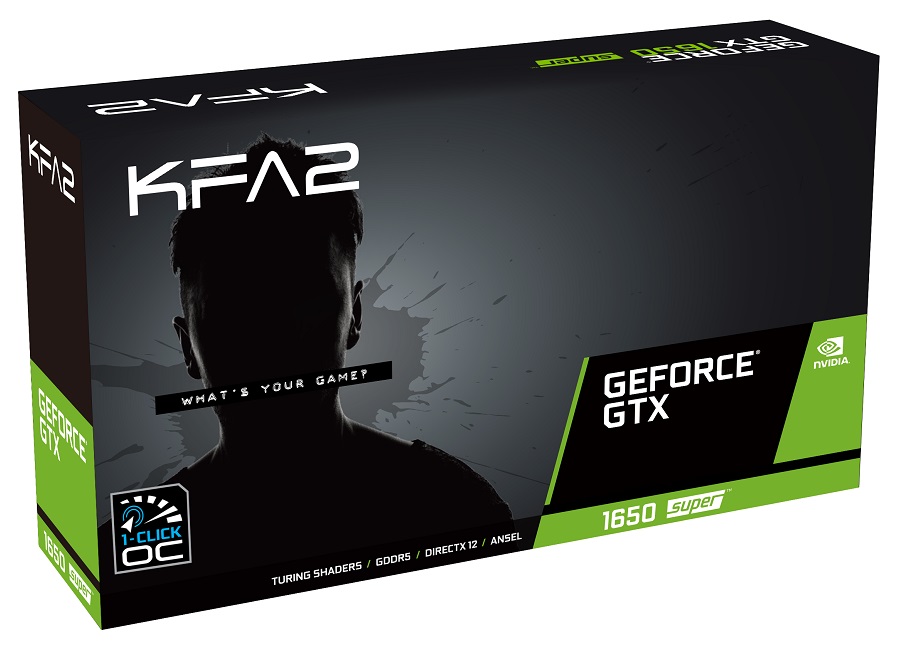 KFA2 GeForce GTX 1650 SUPER EX (1-Click OC) – fabryczne opakowanie