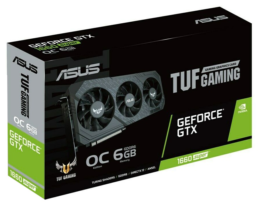 ASUS GeForce GTX 1660 SUPER TUF X3 O6G GAMING - fabryczne opakowanie