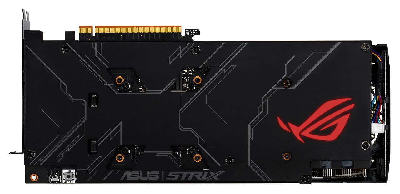 ASUS ROG STRIX Radeon RX 5600 XT TOP - tył, backplate