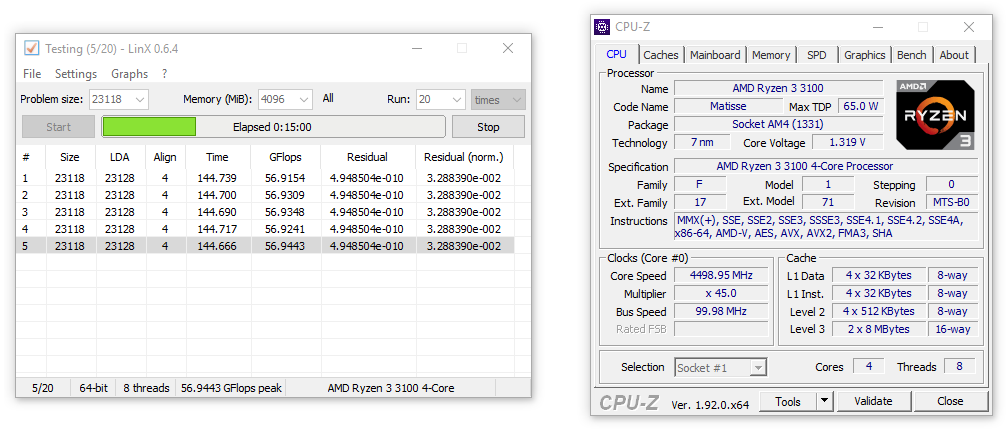 Test procesora AMD Ryzen 3 3100 - podkręcanie, maksymalne stabilne taktowanie