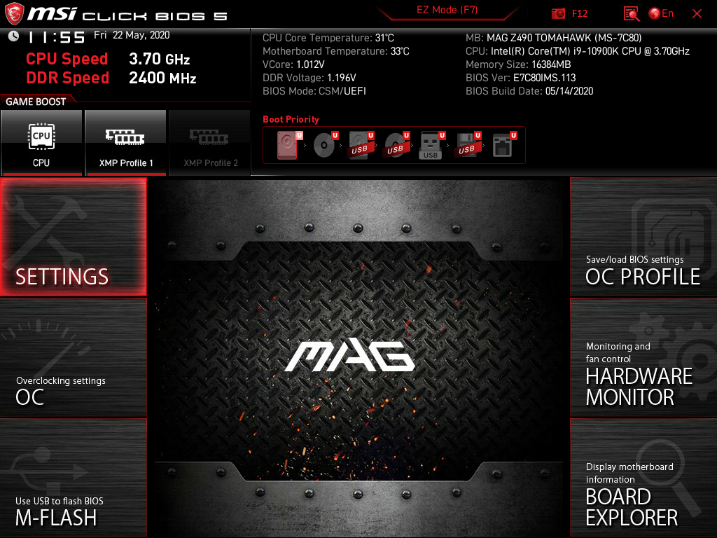 Test płyty głównej MSI MAG Z490 TOMAHAWK. (W miarę) tanio i wciąż dobrze?