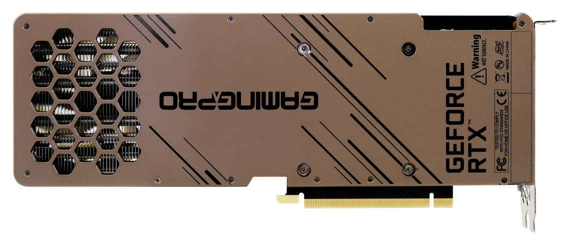 Palit GeForce RTX 3080 GamingPro OC - backplate