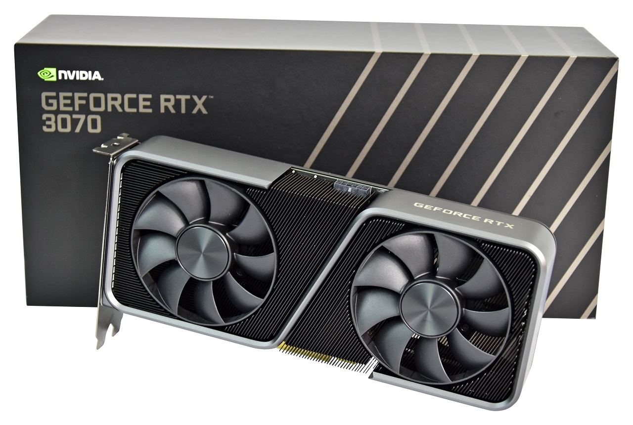 NVIDIA GeForce RTX 3070 Founders Edition - fabryczne opakowanie