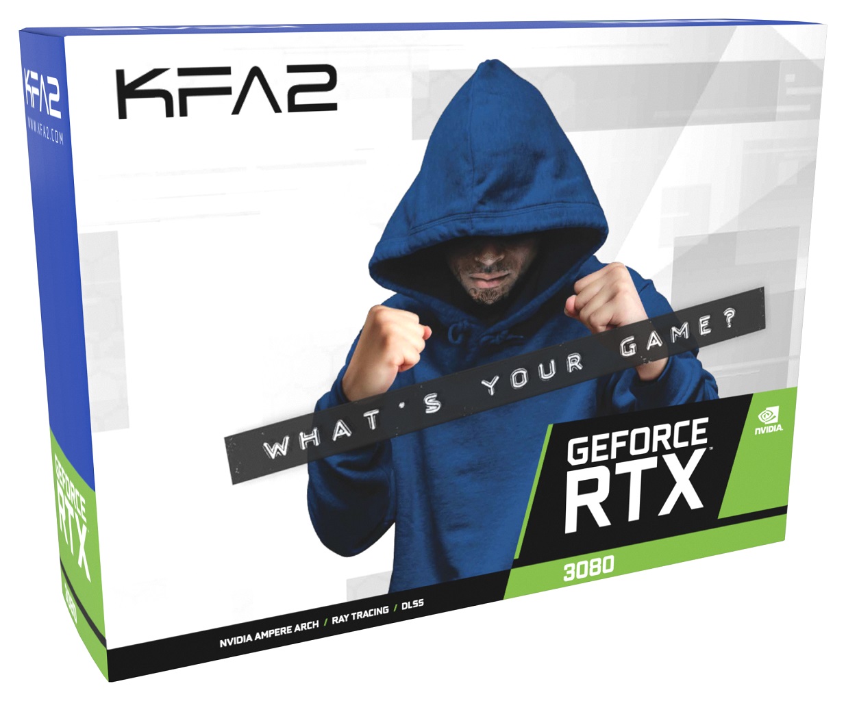 KFA2 GeForce RTX 3080 SG (1-Click OC) – fabryczne opakowanie