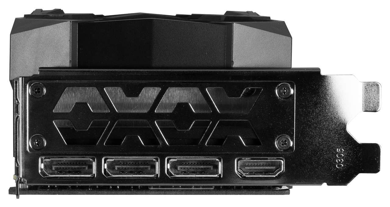 KFA2 GeForce RTX 3080 SG (1-Click OC) – złącza wideo