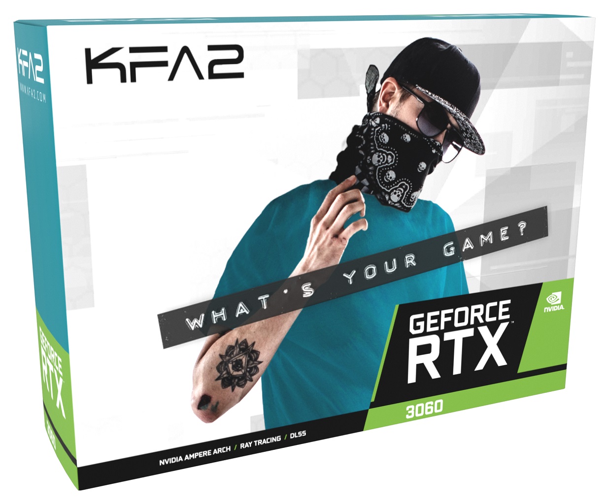 KFA2 GeForce RTX 3060 EX (1-Click OC) – fabryczne opakowanie