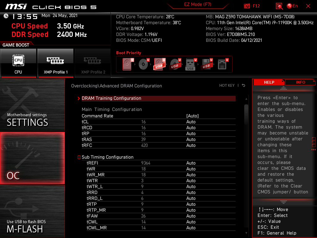 Test płyty głównej MSI MAG Z590 TOMAHAWK WIFI. Dobra podstawa dla Rocket Lake?