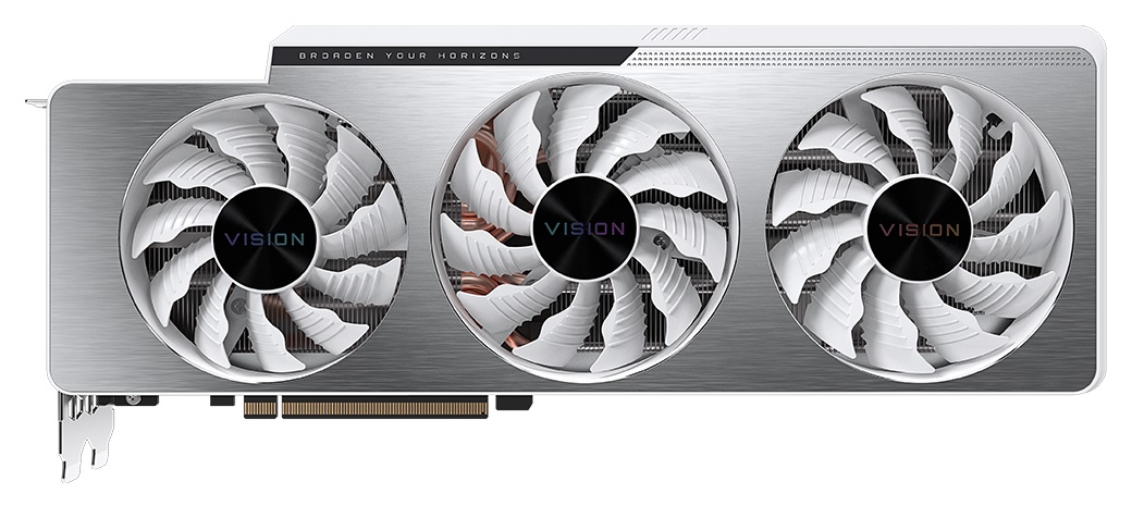 GIGABYTE GeForce RTX 3070 Ti VISION OC 8G - front