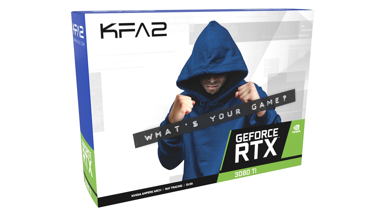 KFA2 GeForce RTX 3080 Ti EXG (1-Click OC) – fabryczne opakowanie