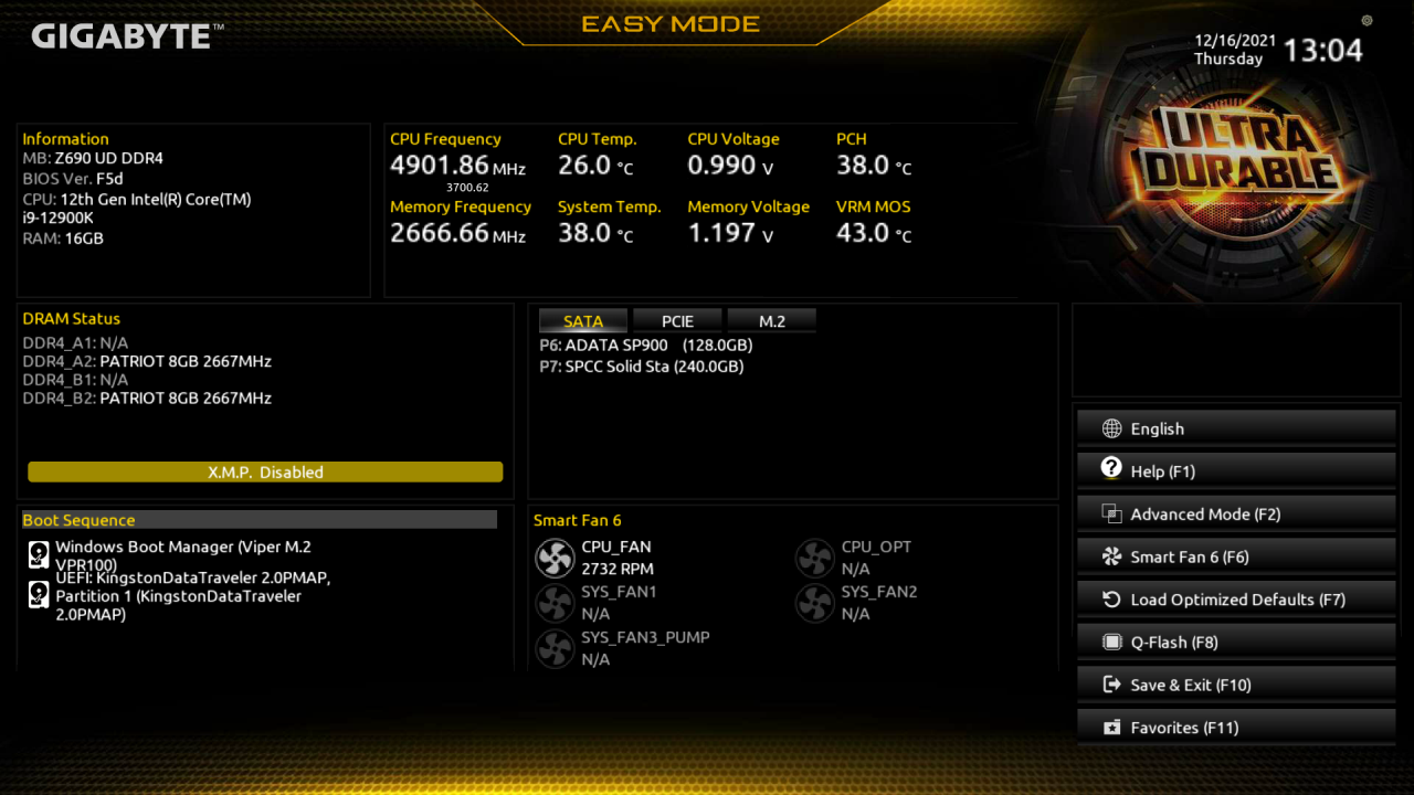 GIGABYTE Z690 UD DDR4. Test przystępnej cenowo płyty głównej dla Alder Lake i DDR4