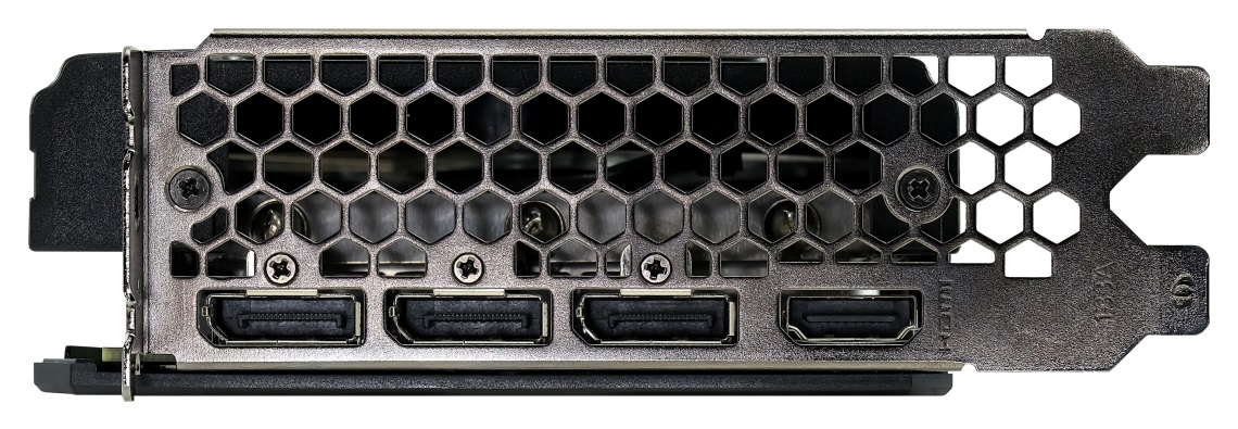 Gainward GeForce RTX 3050 Ghost OC - złącza wideo