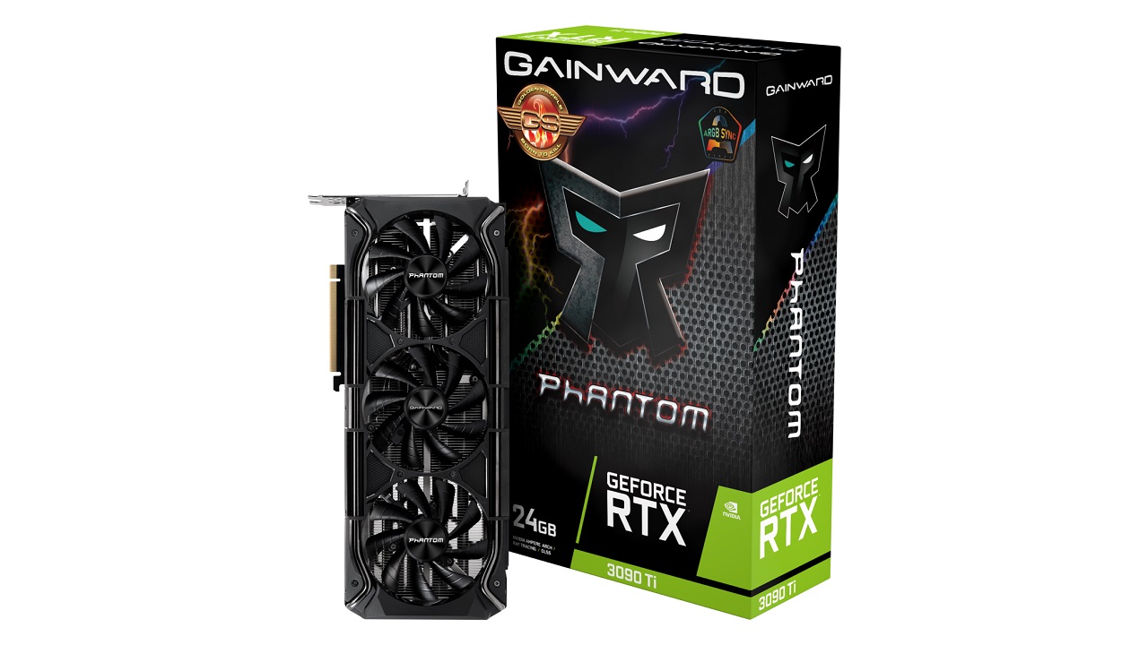 Gainward GeForce RTX 3090 Ti Phantom GS - fabryczne opakowanie