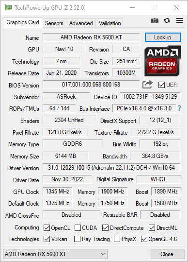 Test ASRock Radeon RX 5600 Challenger D. Karta graficzna za 800 zł