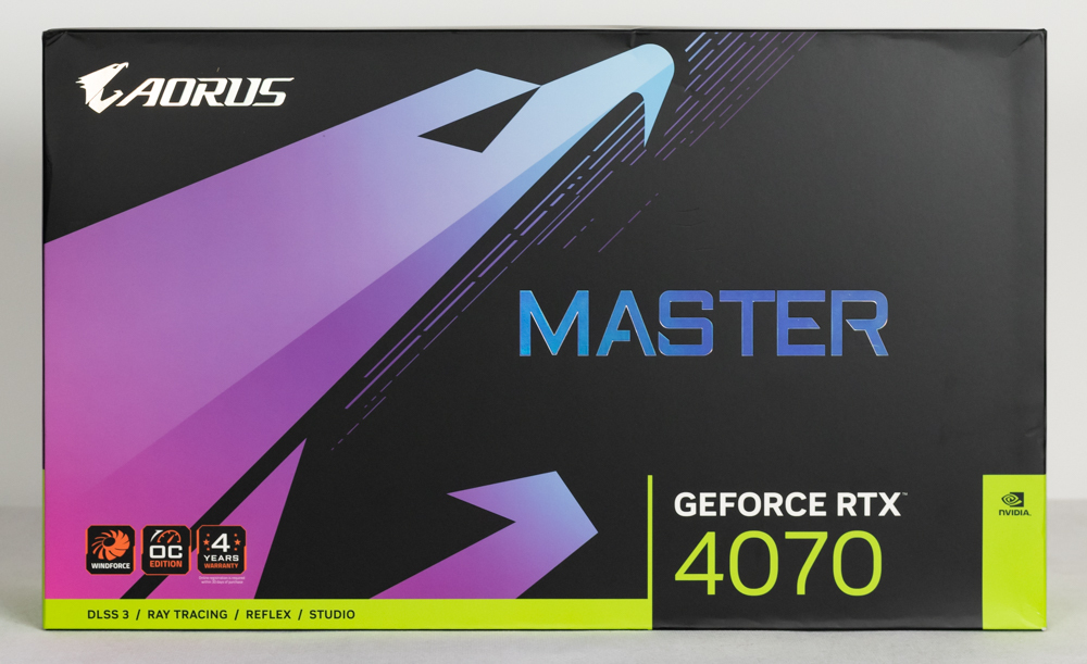GIGABYTE AORUS GeForce RTX 4070 MASTER - test karty graficznej z wyświetlaczem LCD