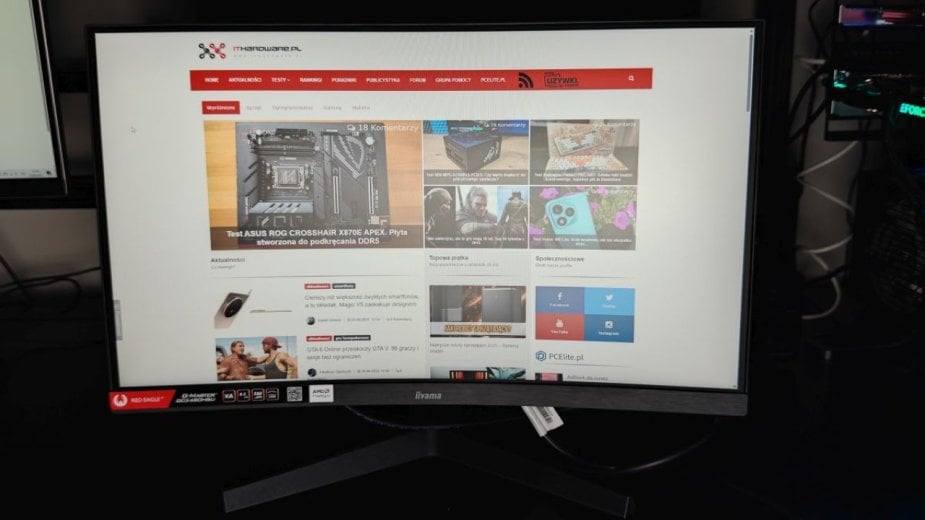 iiyama G-Master GC2480HSU-B1 Red Eagle - test monitora 180 Hz w supertanim wydaniu
